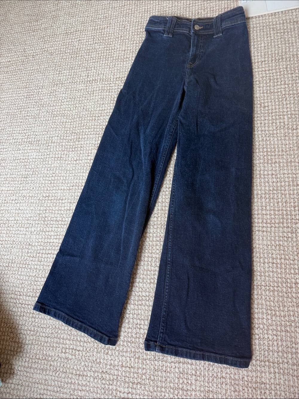 Classic girls Zara Wide-Leg Jeans in Dark Blue